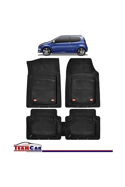 TEAMCAR Covorase Auto ® Tip Tavita Renault Twingo Ii (2007-2014) Negru