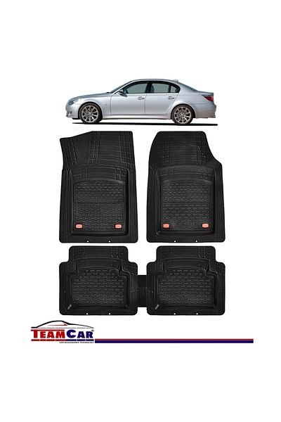TEAMCAR Covorase Auto ® Tip Tăvită Pentru Bmw Seria 5 E60 2003-2010, Set Complet Față-spate