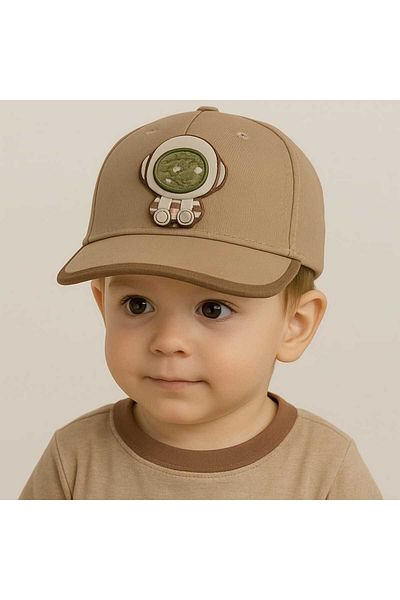 gigigiyim Astronaut Patterned Lighted Children's Hat