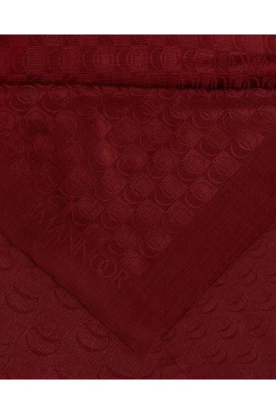 Imannoor Şal Jacquard lucios cu logo Dama 70x190