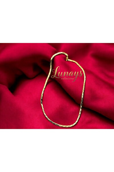 Lunays Xoping Dorika Model Chain Women's Necklace Gold Color