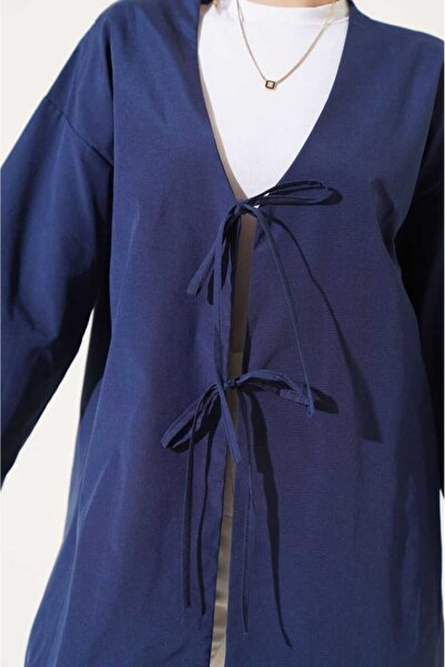 MODA VEDAT Κιμονό ποπλίνα με διπλό κορδόνι