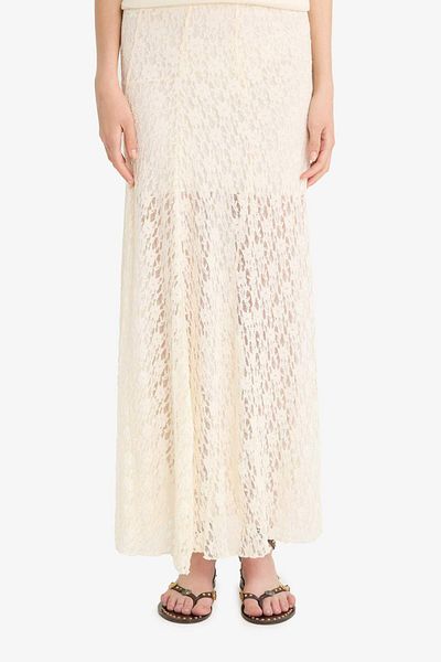 DeFacto High Waist Lace Maxi Skirt F8063Ax25Sm