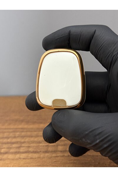 Luxe Aksesuarr Peugeot 206 207 307 407 - Citroen C2 C3 Husa de protectie cheie din silicon cu 2 butoane Culoare aur alb