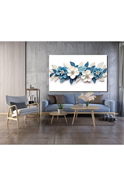 ESLEM ŞIK ÇİÇEK KANVAS TABLO