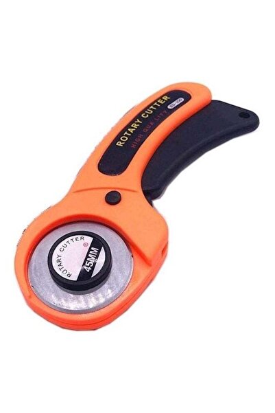 unbranded قاطعة قماش ليباو بشفرة دوارة من التنجستن، برتقالية 22×9 سم