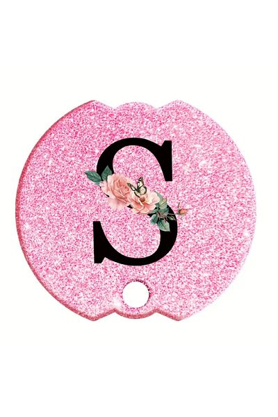 Alisa shop Glitter Letter Plate