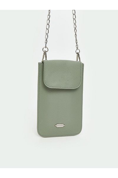 LC Waikiki Lcw Accessories Leather Look Women's Wallet with Chain Strap