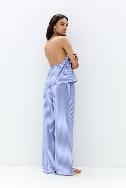 Pull & Bear Bağcıklı çizgili top