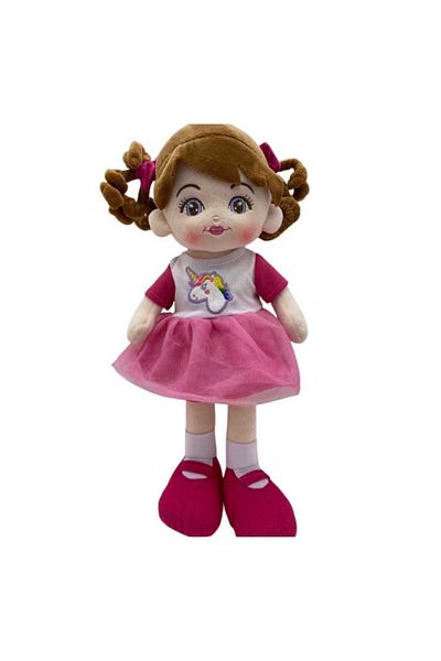 JPT Pink unicorn doll says the angel prayer