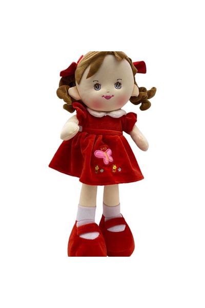 JPT The doll in the red dress with a bow says "Coconut Bunny"