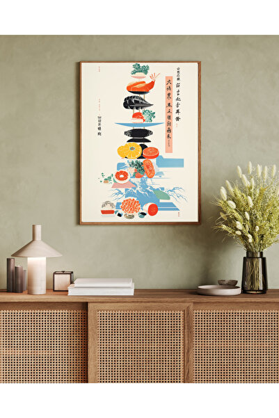 woodhomeworks Tek Parça Salon Ofis Dekor Tablo Ttk