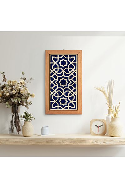 Limon Dekor Solid Wood Frame – Handmade Wall Frame for Tiles and Ceramic Tiles (20X40 cm)
