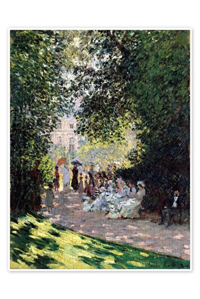 Jeronkarji Parkta Monceau 500 Parça Puzzle Yapboz Şehir Manzara Temalı Hobilik