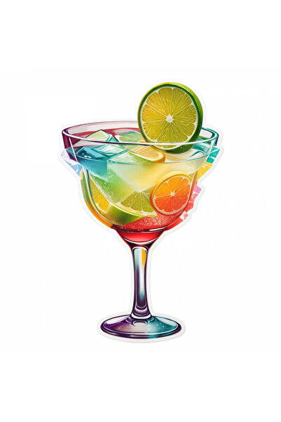 INOVATIX Set de 8 autocolante pentru ceașcă de cocktail Margarita, INOVATIX®....