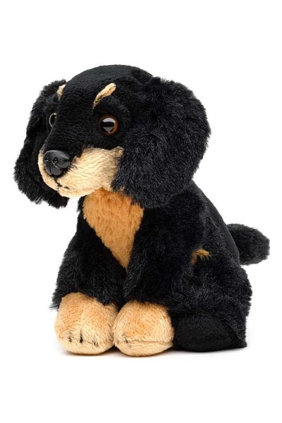 JPT Plush Dachshund Dog (mouse) - 13 cm - sitting position - recycled filling