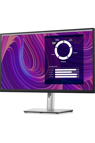 Dell Monitor LED IPS Dell 27inch, WQHD, DisplayPort, Vesa, Negru