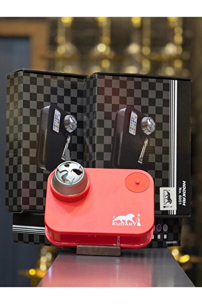 DR KARAM HOOKAH Kırmızı Portatif Nargile Takımı