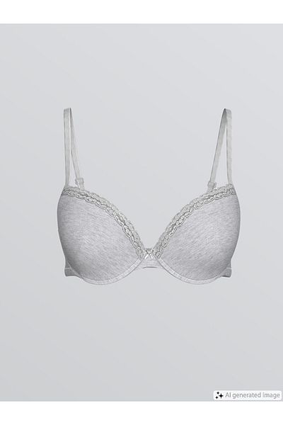 LC Waikiki حمالة صدر تي شيرت عادية غير مبطنة من Underwire مكونة من قطعتين