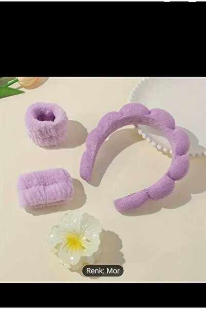 EMKSHOP Ελαστικό μαλακό και άνετο λουράκι καρπού που απορροφά το νερό για περιποίηση προσώπου, μακιγιάζ σπα, περιποίηση δέρματος