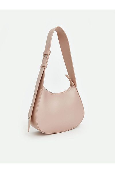LC Waikiki Light Pink Leather Look Women's Baguette Bag