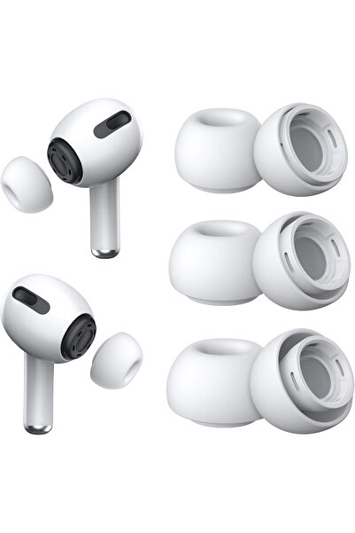 kılıfbenim Airpods Pro/ Airpods Pro 2 Ile Uyumlu Için 3'lü Set Silikon Kulaklık Başlık Yedek Kulakiçi ( S,M,L )