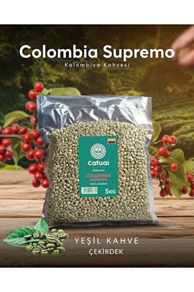 Catuai Premium Supremo Yeşil Kavrulmamış Kahve 5 Kg