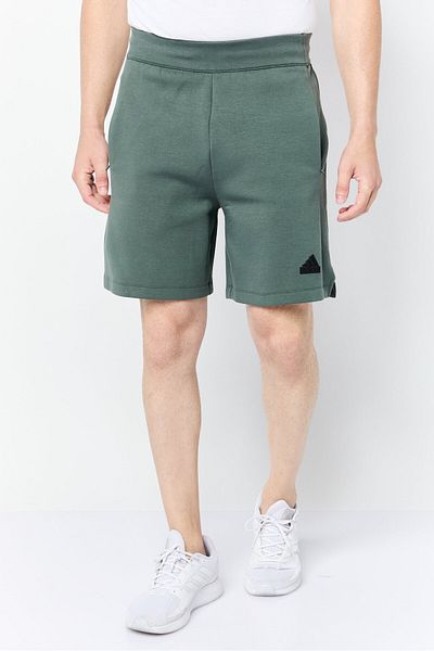 adidas Men Sportswear Fit Brand Logo Outdoor Shorts, Dusty Green