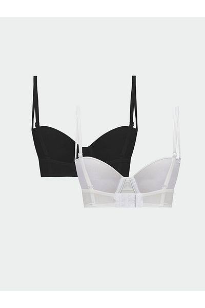 LC Waikiki Sutien cu balcon plat căptușit cu sârmă, pachet de 2
