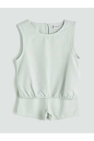 LC Waikiki Linen Blend Girl's Blouse and Shorts