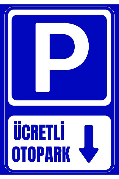 Girl Power 35 X 50 Chargeable Car Parking down Direction Foil Printing Sticker Warning Sign