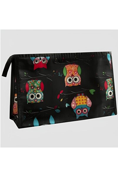 MRYart حقيبة مكياج بنمط البومة