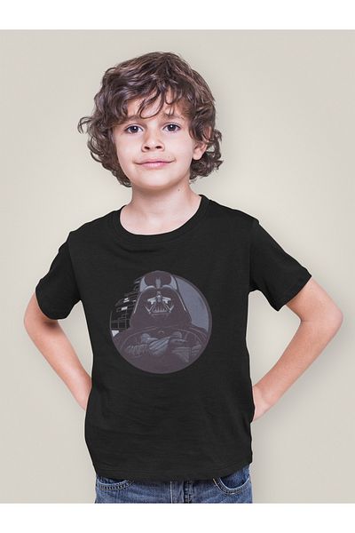 SEVBANO Tricou unisex pentru copii cu desene animate Darth Vader din Star Wars (vârsta 1-12)