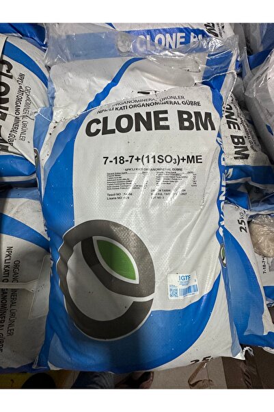 Merkez Anadolu Kimya Clone 7-18-7+ME Organomineral Gübre 25 kg