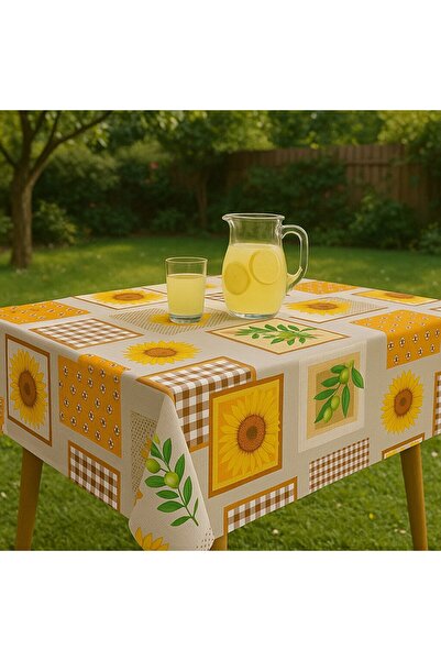 Brava Casa Tablecloth, Soléa Rustica Luxe, 200×140 cm, Anti-Stain, High-Quality PVC, OEKO-TEX 100