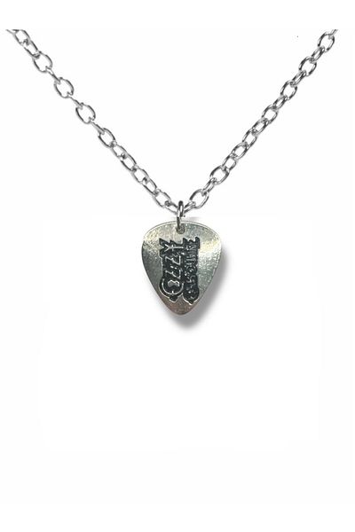 Herşey Nota Ozzy Osbourne Rock Band Pen-Shaped Double-Sided Rock Sign Unisex Necklace with Metal Chain