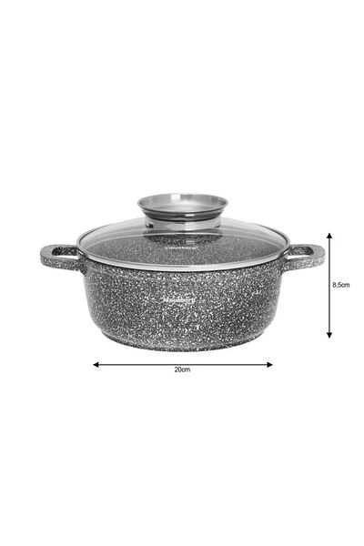 Klausberg Set of pots with lids 20/24/28 CM Klausberg KB7533