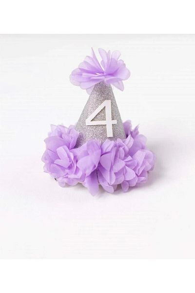 MODA Pi̇nkjoy 4 Years Birthday Crown (Lilac)