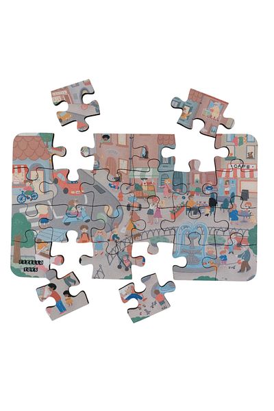 Fizello City Centre - City Center / Small Puzzle 3-7 Years 24 Pieces