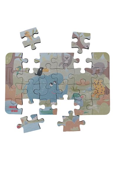 Fizello Forest Animals - Forest Animals / Small Puzzle 3-7 Years 24 Pieces