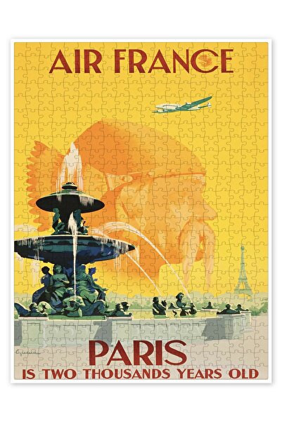 Jeronkarji Paris 2.000 yaşında 500 Parça Puzzle Yapboz Şehir Manzara Temalı H...