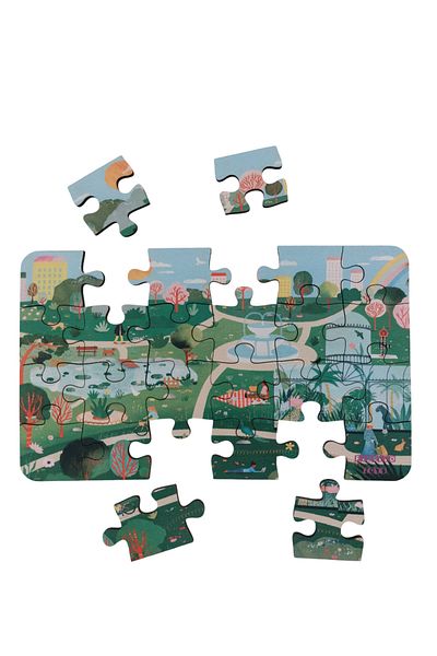 Fizello A Sunny Day - Sunny Day / Small Puzzle 3-7 Years 24 Pieces
