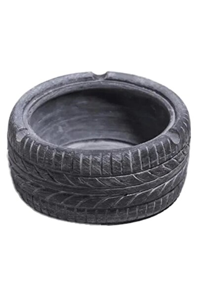 OEM Ashtray shaped like a car tire, 9X9 cm, Gray