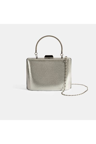 Desa Women's Silver Evening Handbag