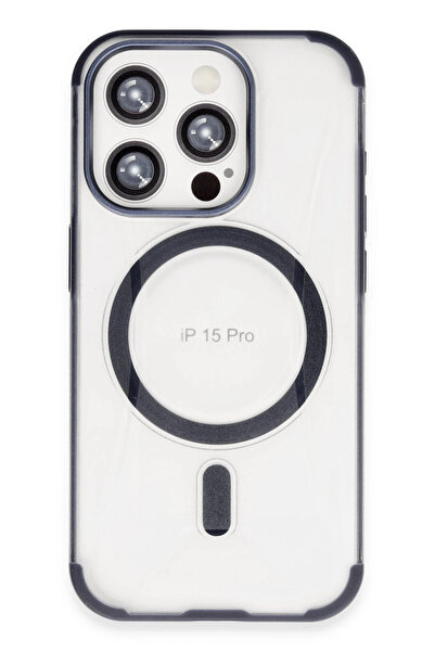 Joko غطاء هيلتون ماج سيف لهاتف آيفون 15 برو من سيبتيم - أزرق داكن