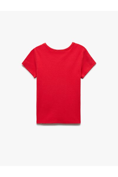 Koton New Season Slim Fit Cotton Short Sleeve Crew Neck Women's Basic T-Shirt