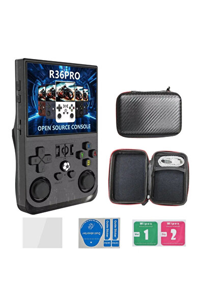 İMEXTECH R36S Pro Sub 3,5 İnç HD Mini IPS Uyumlu  Ekran 30000 El Oyun Konsolu Linux Sistem Çantalı
