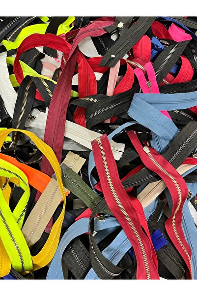 ELİTSEK Fermuar karışık 40 cm 90 cm boyları 50 adet