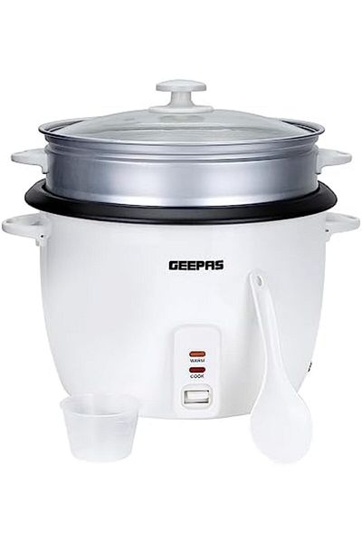 Geepas -Automatic Rice Cooker 3 in 1 Functions Non-Stick Inner Pot Automatic Shut Off with Overheat P