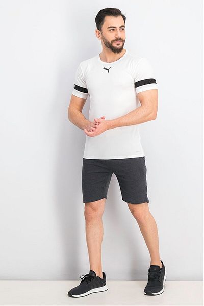 Puma Men Regular Fit Short Sleeve Jersey T-shirt, White